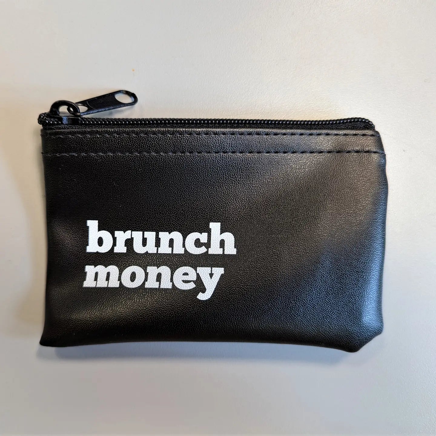 Brunch Money Vinyl Zip Pouch